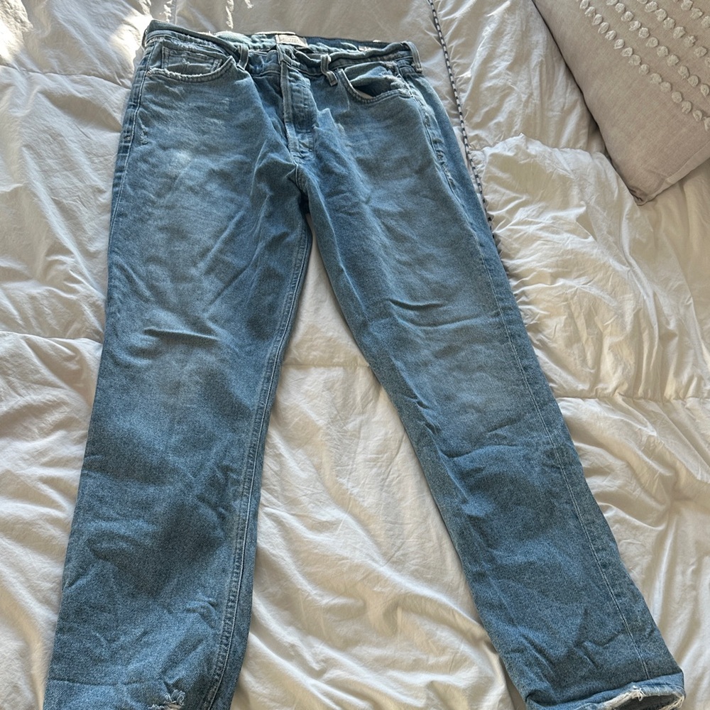 Citizens Of Humanity Light Blue Straight Leg Jeans